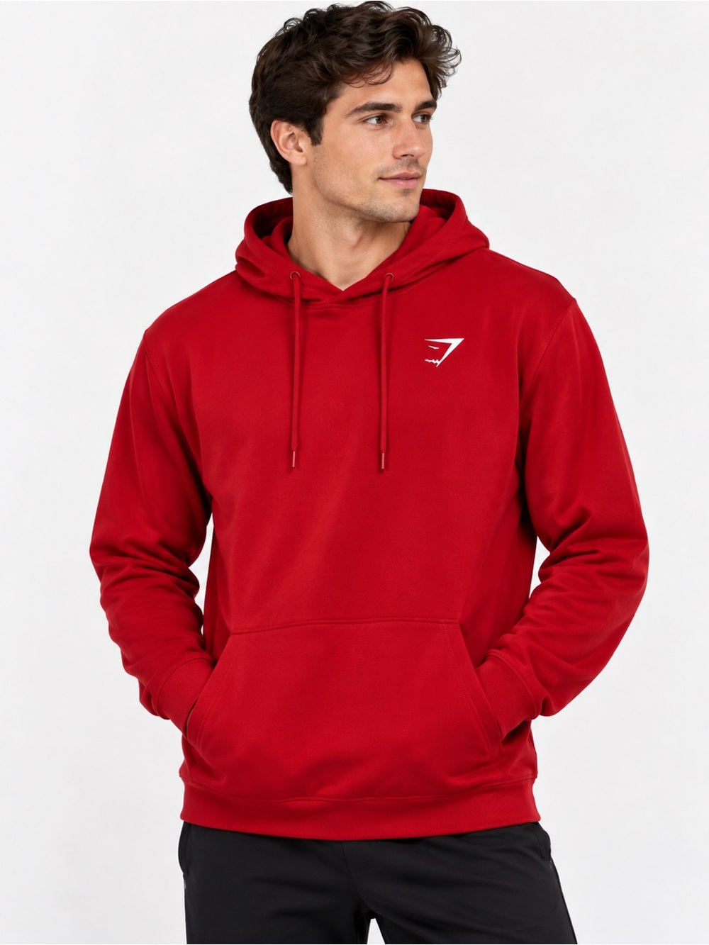 Gymshark Red Men's Performance Hoodie EUC